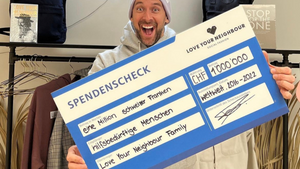 1 Million CHF an hilfsbedürftige Menschen gespendet