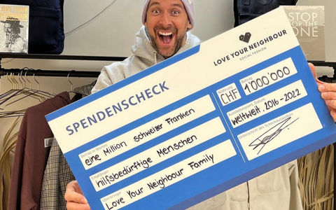 1 Million CHF an hilfsbedürftige Menschen gespendet
