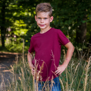 Kids Shirt 'Red Love' Backprint- für 7-8 Jährige - Love your Neighbour