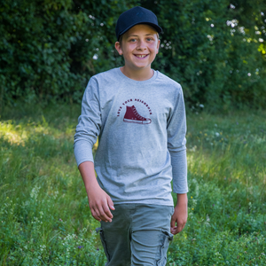 Teenie Langarmshirt 'Grey Shoe' - für 9-14 Jährige - Love your Neighbour