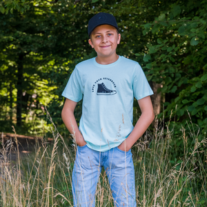 2.Wahl Teenie Shirt 'Light Cyan Shoe' - für 9-14 Jährige - Love your Neighbour