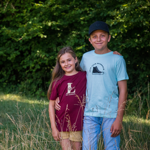 2.Wahl Teenie Shirt 'Light Cyan Shoe' - für 9-14 Jährige - Love your Neighbour