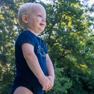 Baby Body 'Blauer Wal' - Love your Neighbour