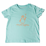 Kids Shirt 'Light Cyan Pinguin' - für 3-6 Jährige - Love your Neighbour