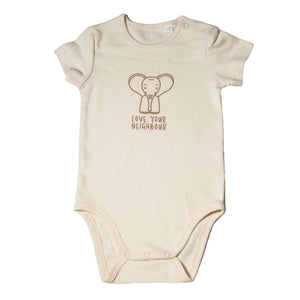 2.Wahl Baby Body 'Beiger Elefant' - Love your Neighbour