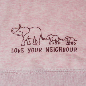 Kids Pullover 'Pink Elefant' - für 3-6 Jährige - Love your Neighbour