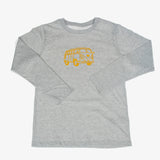 Kids Langarmshirt 'Grey Bus' - für 7-8 Jährige - Love your Neighbour